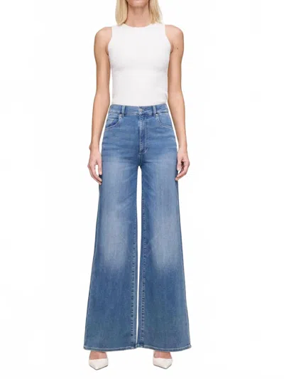 Dl1961 - Women's Hepburn Wide Leg Jeans In Blue
