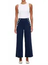Dl1961 - Women's Hepburn Wide Leg Pant In Bright Navy