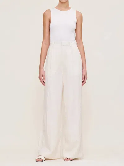 Dl1961 - Women's Hepburn Wide Leg Trouser In Off White