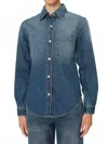 Dl1961 - Women's Ines Denim Shirt In Seagate In Multi