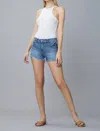 Dl1961 - Women's Karlie Short In Bedford Blue In Multi