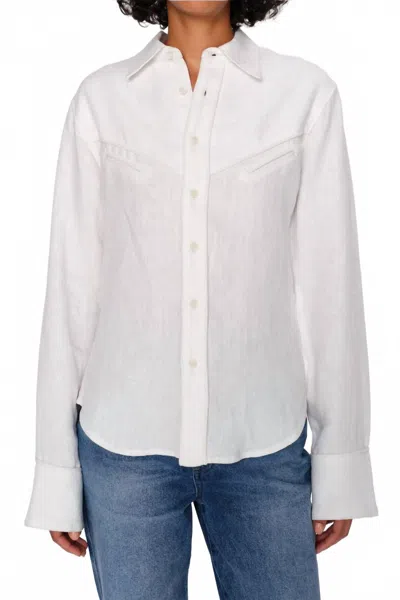 Dl1961 - Women's Lisette Linen Shirt In White