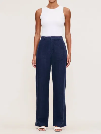 Dl1961 - Women's Mabel Straight Pant In Navy In Blue