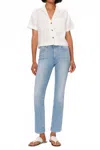 Dl1961 - Women's Mara Mid Rise Straight Instasculpt Jean In Atlantic In Blue