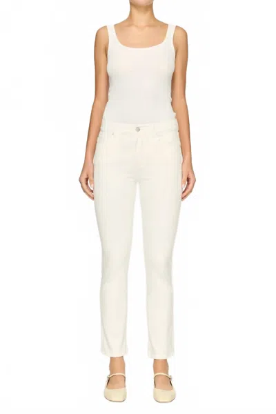 DL1961 - WOMEN'S MARA STRAIGHT ANKLE IN WHITE