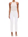 Dl1961 - Women's Mara Straight Jean In White Stripe In Yellow