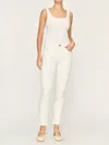 Dl1961 - Women's Mara Straight Mid Rise Ankle Jeans In White In White