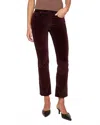Dl1961 - Women's Mara Straight Mid Rise Instasculpt Ankle Jean Mulberry In Brown