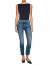 Dl1961 - Women's Mara Straight Mid Rise Instasculpt Ankle Jeans In Chancery