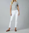 Dl1961 - Women's Mara Straight Mid Rise Instasculpt Ankle Jeans In Milk In White