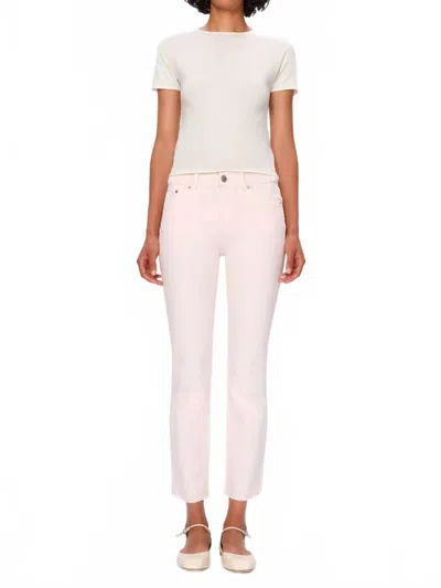 DL1961 - WOMEN'S MARA STRAIGHT MID RISE INSTASCULPT ANKLE JEANS IN PRIMROSE PINK