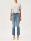 Dl1961 - Women's Mara Straight Mid Rise Jean In Airway In Multi
