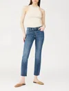 Dl1961 - Women's Mara Straight Midrise Instasculpt Ankle In Chancery In Blue