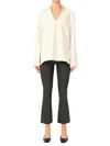 Dl1961 - Women's Millie Top In Eggshell In Multi
