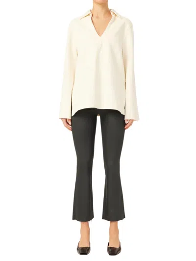 Dl1961 - Women's Millie Top In Eggshell In Multi