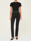 Dl1961 - Women's Patti Straight High Rise Jeans In Eclipse Paneled