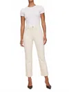 Dl1961 - Women's Patti Straight High-rise Ankle Jeans In Cream In White