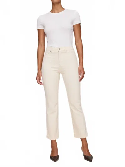 Dl1961 - Women's Patti Straight High-rise Ankle Jeans In Cream In White