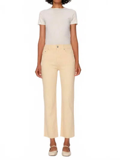 Dl1961 - Women's Patti Straight High Rise Ankle Jeans In Light Wheat In Neutral