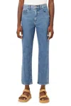 Dl1961 - Women's Patti Straight High Rise Jeans In Blue Rapids In Multi
