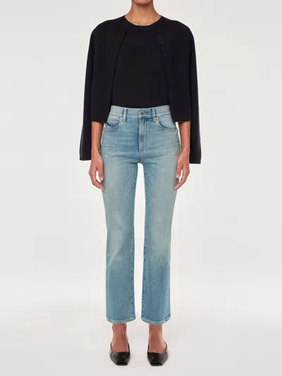 Dl1961 - Women's Patti Straight High Rise Jeans In Ridge In Multi