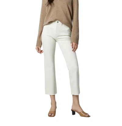Dl1961 - Women's Patti Straight High Rise Pant In Ecru In White