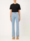 Dl1961 - Women's Patti Straight High Rise Vintage 31" Jeans In Sea Isle Seamed In Multi
