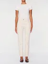 Dl1961 - Women's Patti Straight High Rise Vintage Ankle In Ecru In White