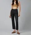 Dl1961 - Women's Patti Straight High Rise Vintage Ankle Jeans In Black Coated