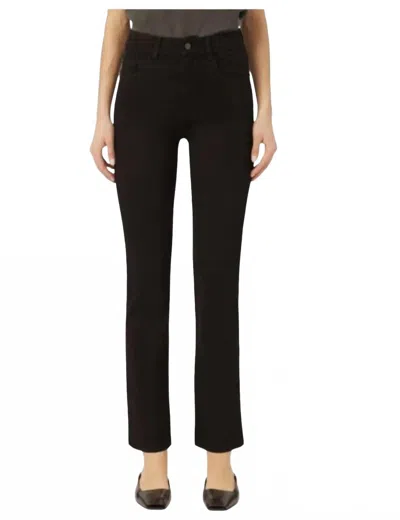 Dl1961 - Women's Patti Straight Jeans In Black Peached In Multi