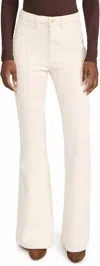 Dl1961 - Women's Rachel Ultra High Rise Instasculpt Flare Jeans In Eggshell In White