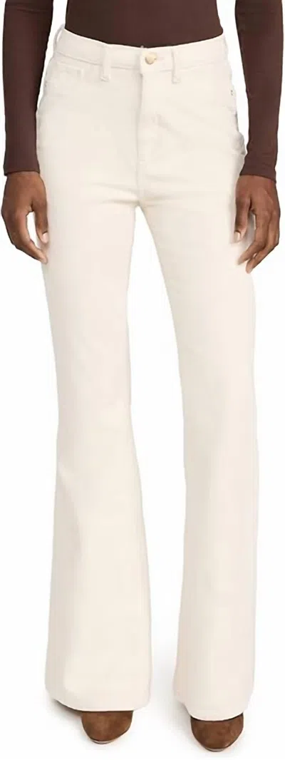 Dl1961 - Women's Rachel Ultra High Rise Instasculpt Flare Jeans In Eggshell In White