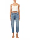 Dl1961 - Women's Riley Boyfriend Straight Jeans In Oasis In Blue