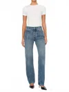 Dl1961 - Women's Romie Straight Mid Rise Jeans In Endless Sea In Multi