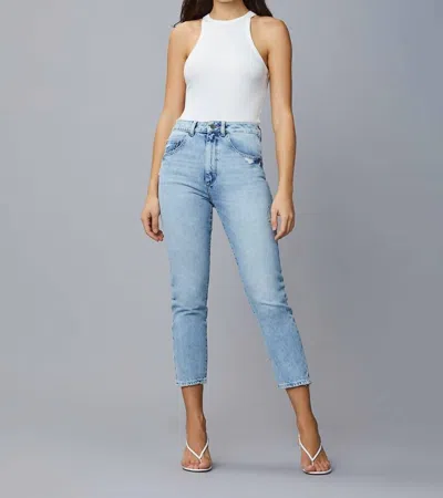 Dl1961 - Women's Susie High Rise Tapered Jeans In Jet Stream Distressed
