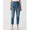 DL1961 - WOMEN'S SUSIE PAPER BAG HIGH RISE TAPERED STRAIGHT JEAN IN ABERDEEN