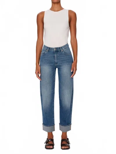 Dl1961 - Women's Thea Boyfriend Jean In Wythe Cuffed In Multi