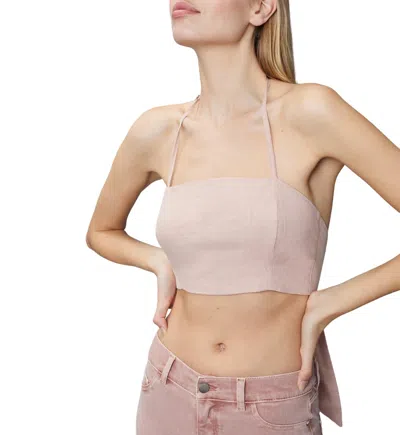 Dl1961 - Women's Tie Back Top In Blush In Pink