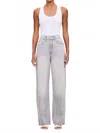 Dl1961 - Women's Woen's Taylor Ultra Relaxed Barrel Jean In Light Smoke In White