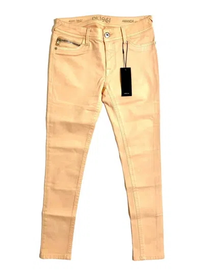 Dl1961 - Women's Women's Amanda 360 Comfort 4 Way Stretch Skinny Jeans In Orange