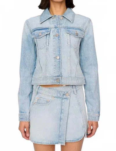 Dl1961 - Women's Women's Classic Denim Jacket In Fountain In Blue