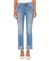 Dl1961 - Women's Mara Straight Mid Rise Instasculpt Jeans In Island Park In Multi