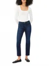 Dl1961 - Women's Mara Straight Mid Rise Instasculpt Ankle Jeans In India Ink In Blue