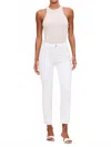 Dl1961 - Women's Mara Straight Jean In White Stripe In White