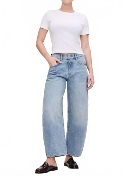 Dl1961 - Women's Women's Taylor Ultra Relaxed Barrel Jean In Vintage Petite In Blue