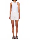 Dl1961 - Women's Zoie Relaxed Mid Rise Short In White Raw In White