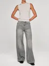 Dl1961 - Women's Zoie Wide Leg Jeans In Granite In Black