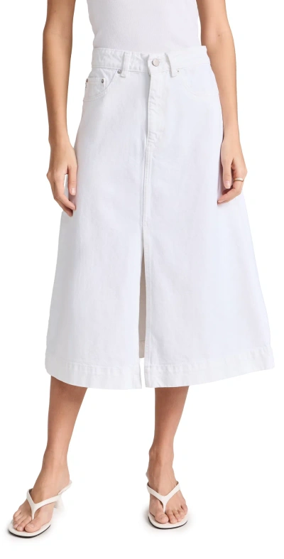 Dl1961 A Line Alma Skirt White (vintage)