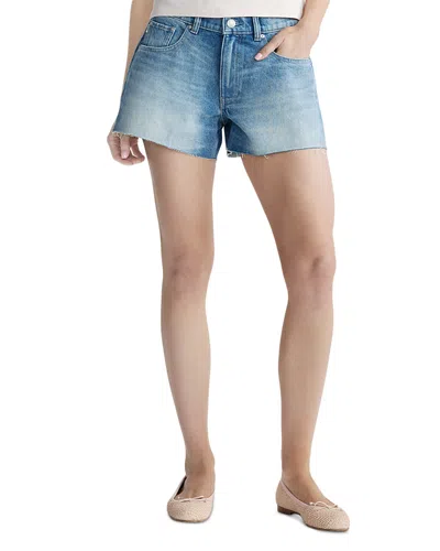 Dl1961 Abby Relaxed Low Rise Shorts In Blue