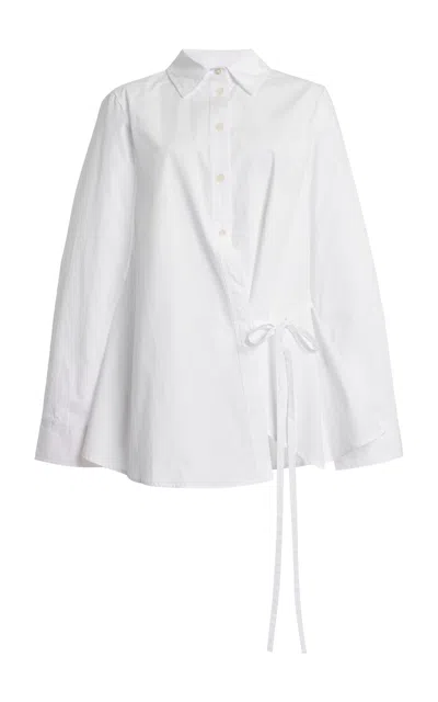 Dl1961 Agnes Wrap Shirt In White